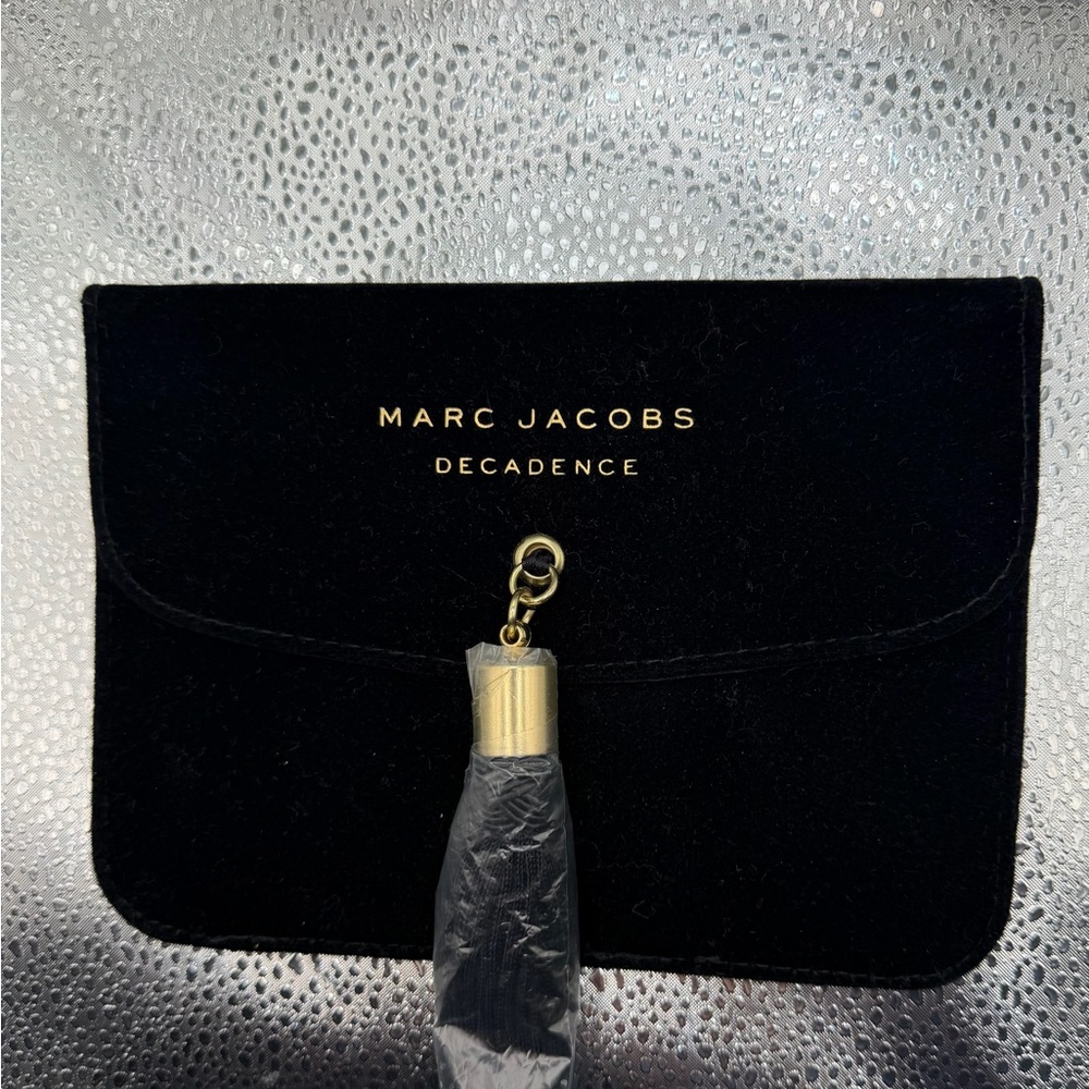Marc Jacobs Black Pouch with Gold Accents